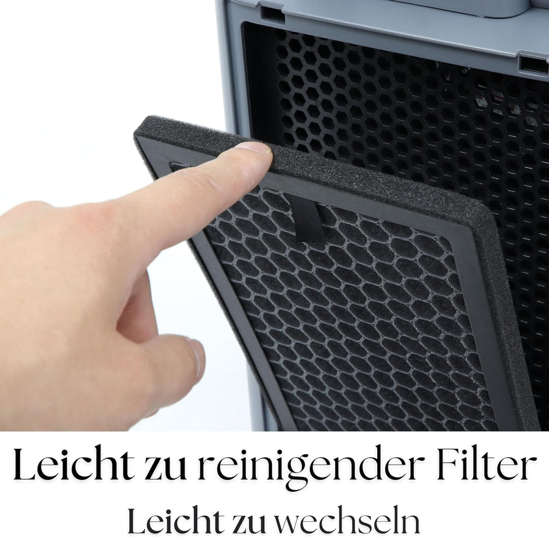 Zilan Turmventilator sehr leise mit Kühlung Standventilator mit Fernbedienung energiesparend oszilli