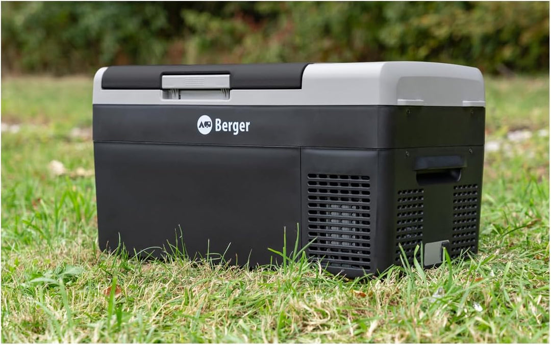 BERGER Tragbare Kompressor Kühlbox MC 20 Liter | Elektrische Kühlbox ideal für Camping mit Elektroni
