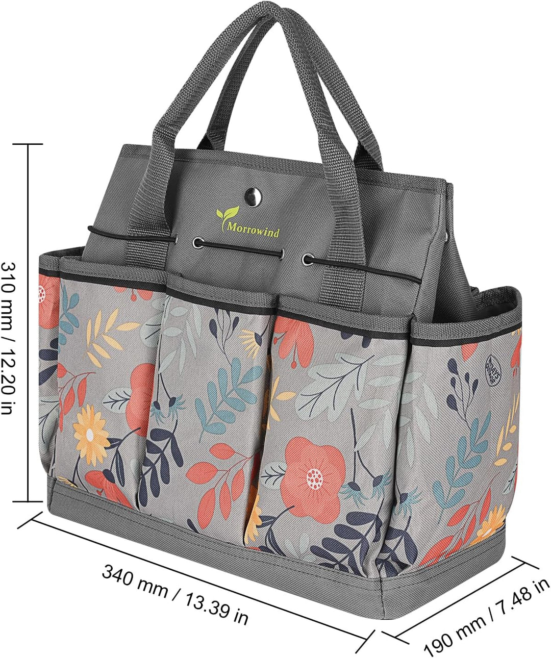MORROWIND Garten Werkzeugtasche, 30 x 17 x 25 cm Tragbar Gartentasche Wasserdicht Aufbewahrungstasch