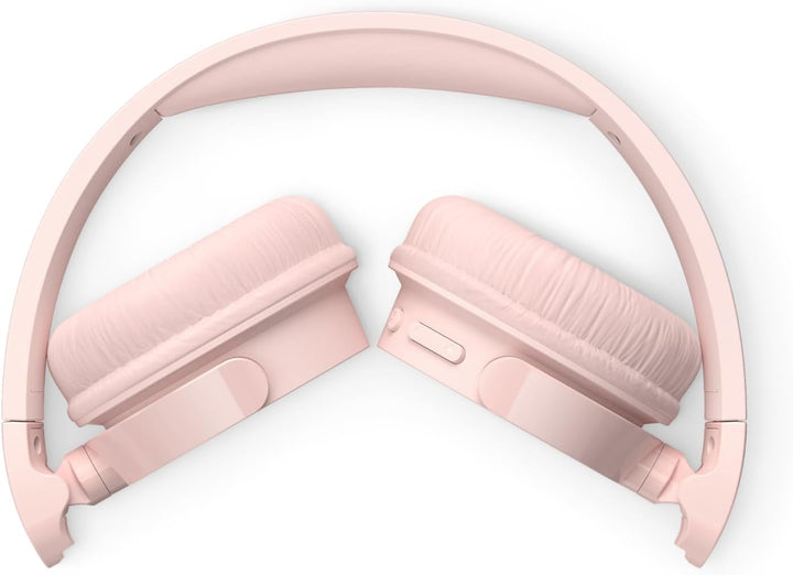 Philips TAH4209PK Leichter ohraufliegender kabelloser Bluetooth-Kopfhörer mit passiver Geräuschisoli