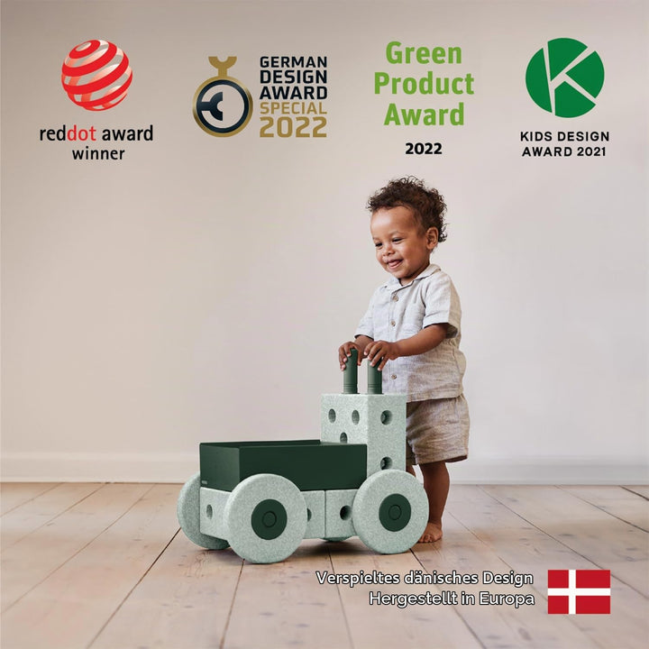 MODU 3-in-1 Baby Walker Ocean Mint - Laufwagen, Schubkarre + Tritthocker und mehr - NEU - schönes na