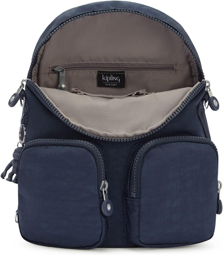 Kipling Damen Firefly Up BACKPACKS, Blue Blau 2, 14x22x31 cm EU Blue Bleu 2, Blue Bleu 2