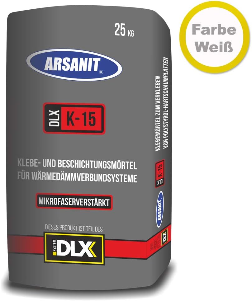 Klebe und Armierungsmörtel Beschichtungsmörtel Mikrofaserverstärkt 25 kg | weiss