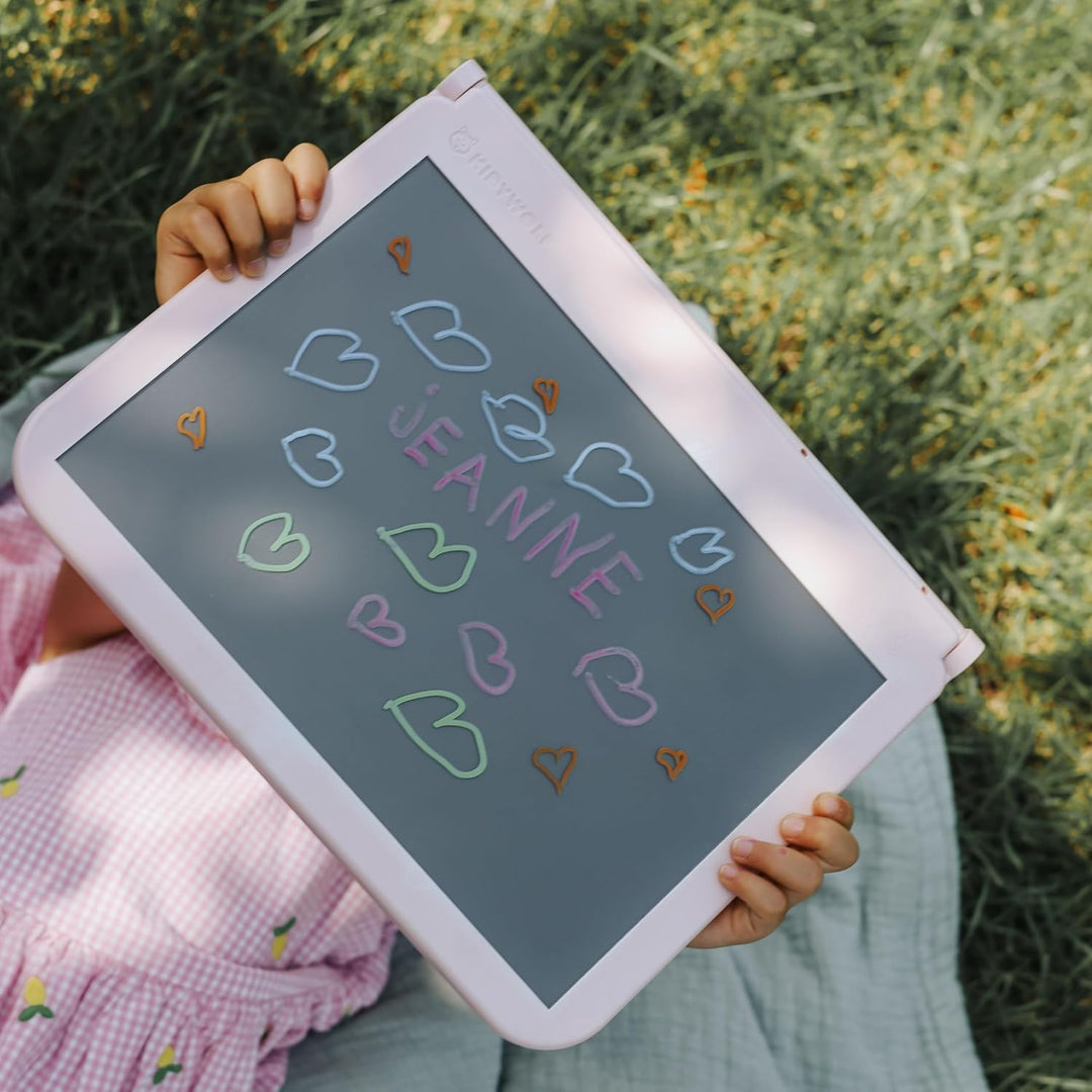 KIDYWOLF - KIDYDRAW PRO FASHION - Leuchttisch Kinder & Modedesign Set - LED Zeichentafel Wiederaufla