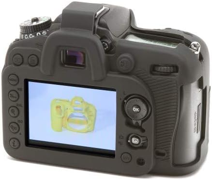 EasyCover - Silikon Kameratasche - Schutz für Ihre Kamera - Nikon D7100/D7200 - Schwarz