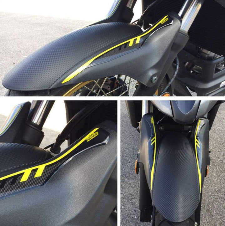 Resin Bike Aufkleber für Motorrad Kompatibel mit Suzuki V-Strom 650 2017-2021. Kotflügelschutz vor S