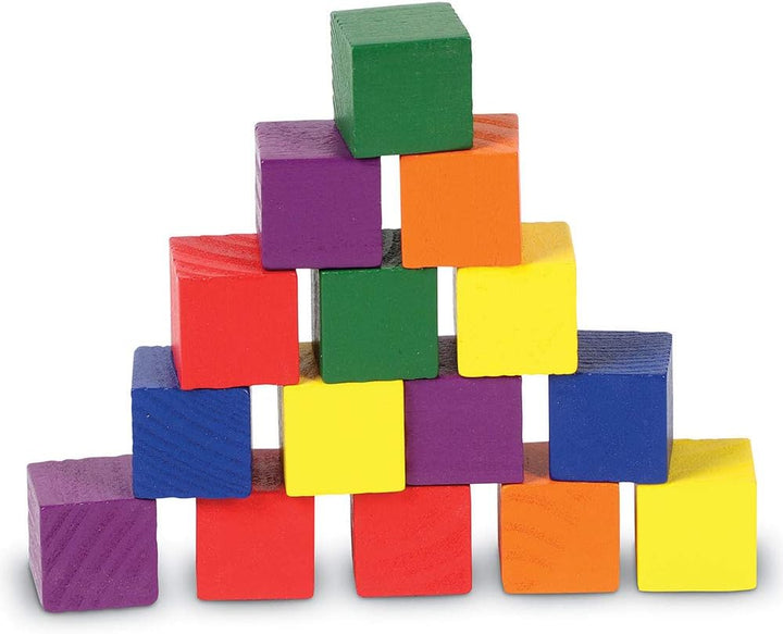 Learning Resources Bunte Holzwürfel 2,5 cm (Set mit 102 Stück)