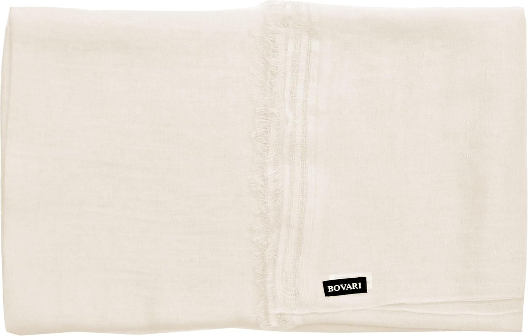 Bovari Pashmina Kaschmir Schal Damen - 70% Kaschmir 30% Seide - extra leicht/dünn - Sommerschal - 20