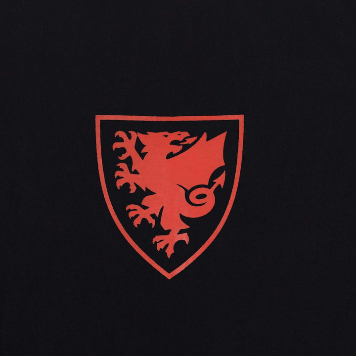 Wales FAW - Herren T-Shirt mit Grafik-Print - Offizielles Merchandise - Geschenk für Fussballfans 3X