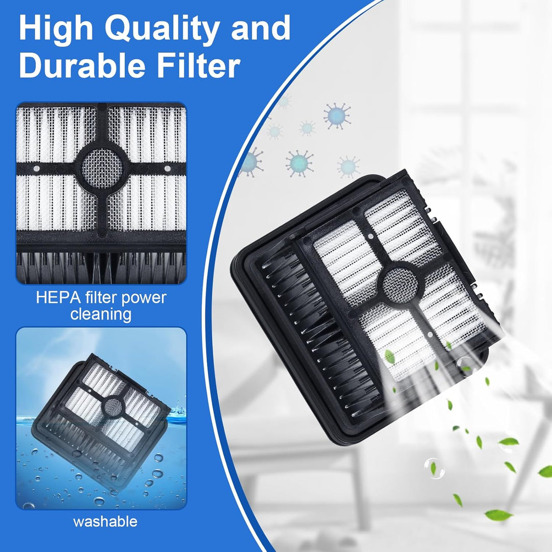Bürstenrolle Filter Ersatzteile für DREAME M12 Smart Nass-Trocken-Staubsauger Zubehör, 2 Bürstenroll