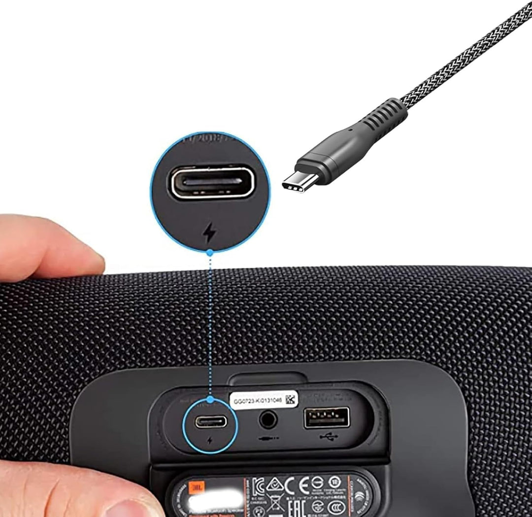 KFD 65W USB C Ladegerät für Soundboks Lautsprecher Battery Akku 4/3/2/Go Gen.4 USB C Anker SoundCore