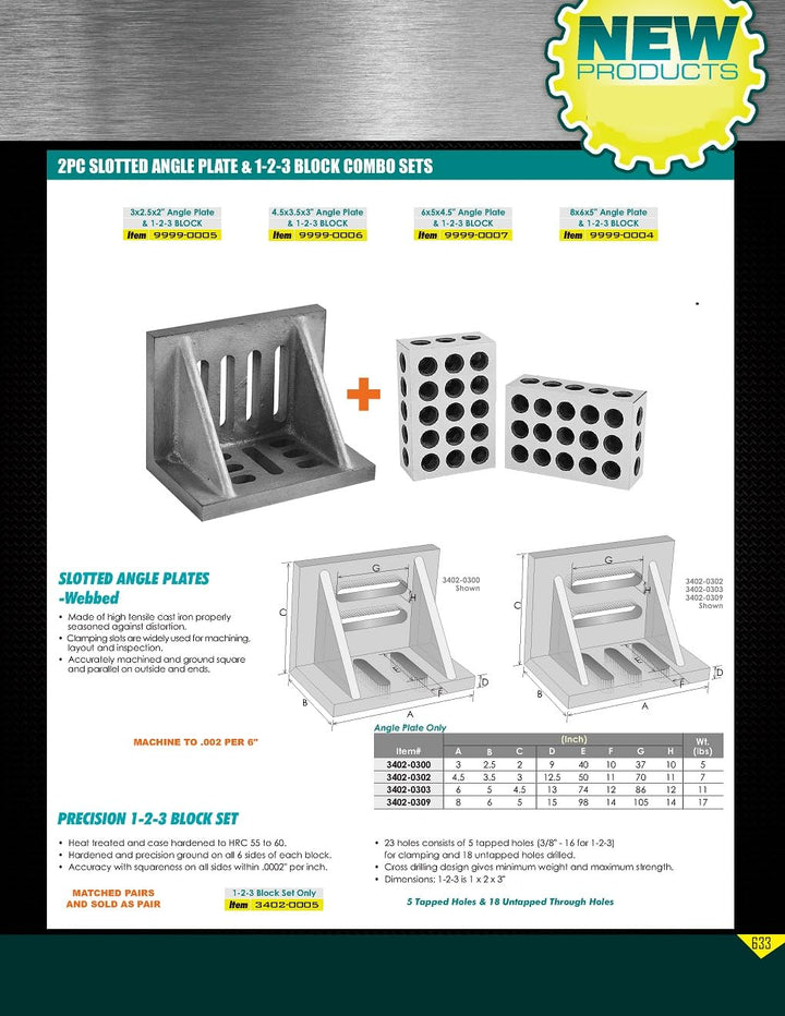 hhip Precision 1–2-3 & 2–4-6 Blocks Sets, 1