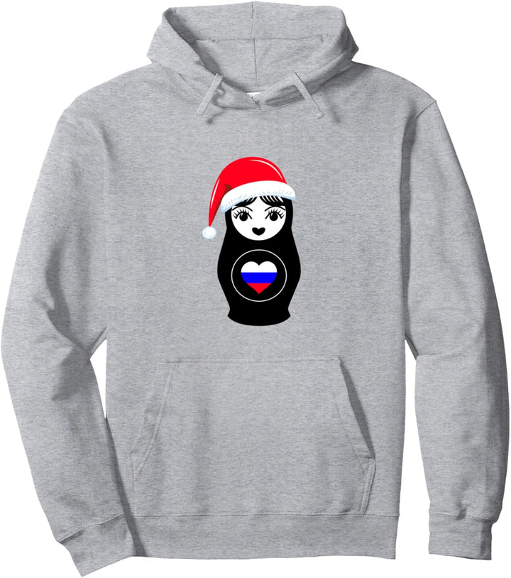 Matryoschka Weihnachten Russland Babuschka Puppe Russia Pullover Hoodie
