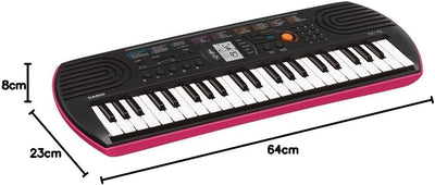 Casio SA-78 Mini-Keyboard 44 Tasten, schwarz pink Tastatur 44-Key schwarz / pink, Tastatur 44-Key sc