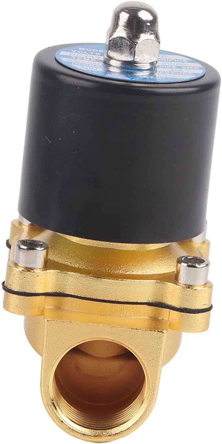 DC24V 3/4 "DN20 Messing elektrisches Magnetventil für Wasser Gas Öl