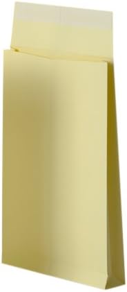 Faltentasche mit Klotzboden (371x262x40mm) haftklebend creme 170g 125 Stück