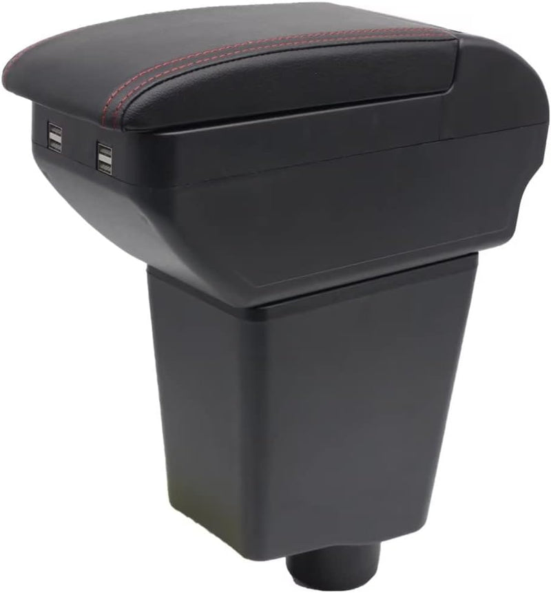 KAERGK Auto Armlehne für Renault Clio 4 Captur Clio 3 III IV Doppelschicht Mittelkonsole Grosse Aufb