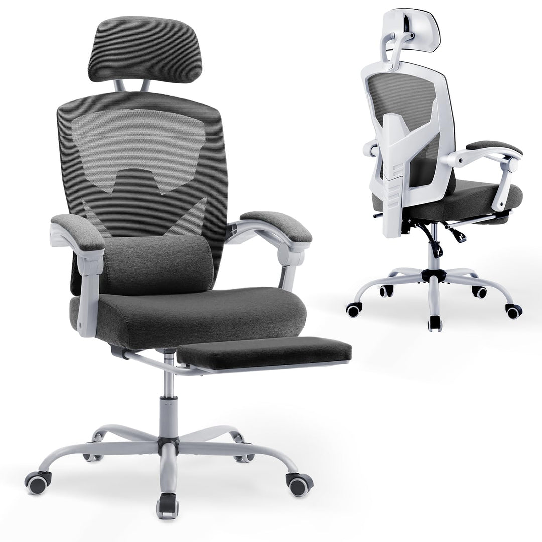 DUMOS Bürostuhl Ergonomisch - Ein Schreibtischstuhl mit Komfortarmlehnen, Ausgestattet mit Einer Beq
