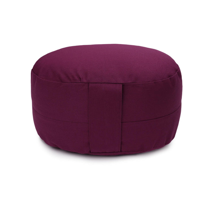 Yogabox Glückssitz® Yogakissen OVAL - regional hergestellt aubergine, aubergine