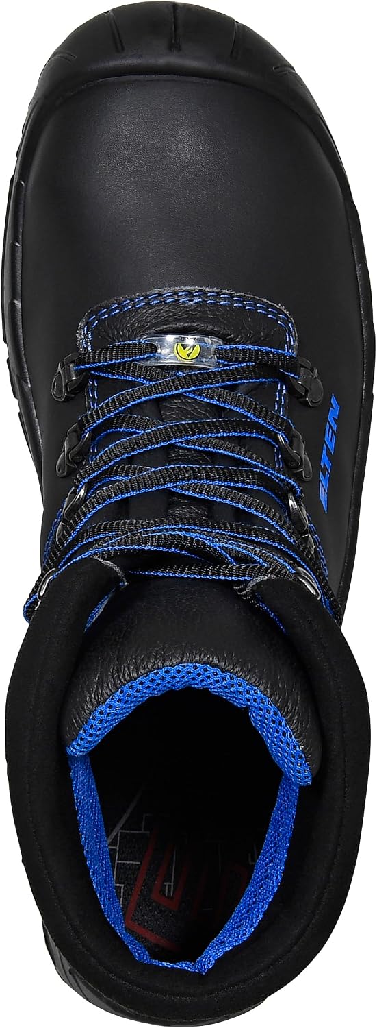 ELTEN Sicherheitsschuhe ALESSIO Steel Rubber XXW Mid ESD S3, Damen und Herren, Leder, Stahlkappe, le