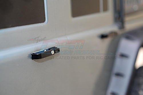 GPM Aluminium Door Handle for TRX-4 Trail Defender Crawler - 16Pc Set Black