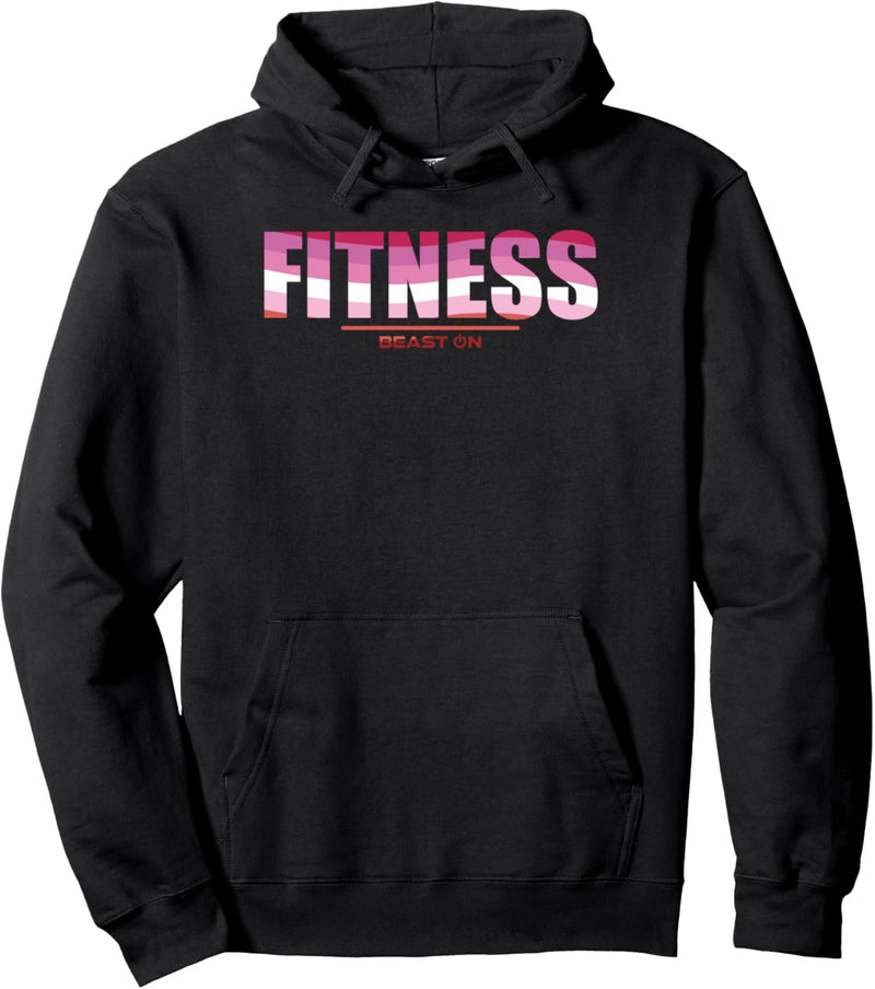 Fitness Lipstick Lesbian Farben LGBTQ Gym Fitness Motivation Pullover Hoodie