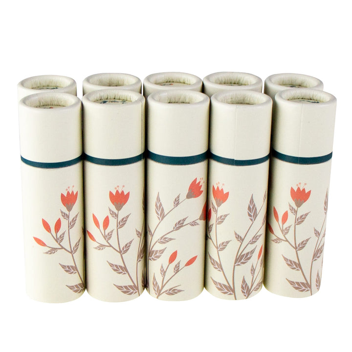Wachsmann - leere Lippenstifthülsen - Lippenbalsam Behälter aus Pappe - 10 Stück | 10 ml Lippenstift