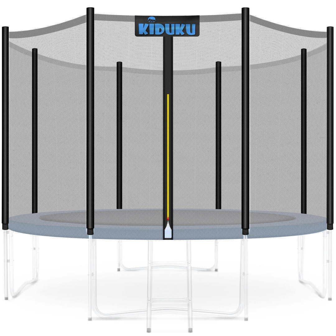 KIDUKU Trampolin Ersatznetz Sicherheitsnetz Trampolinersatznetz Ø 244 305 366 427 cm Schwarz 427 cm