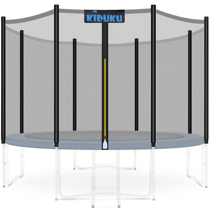 KIDUKU Trampolin Ersatznetz Sicherheitsnetz Trampolinersatznetz Ø 244 305 366 427 cm Schwarz 427 cm