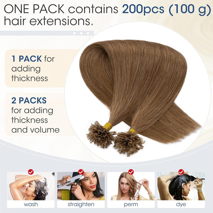 Elailite Bonding Extensions Echthaar 