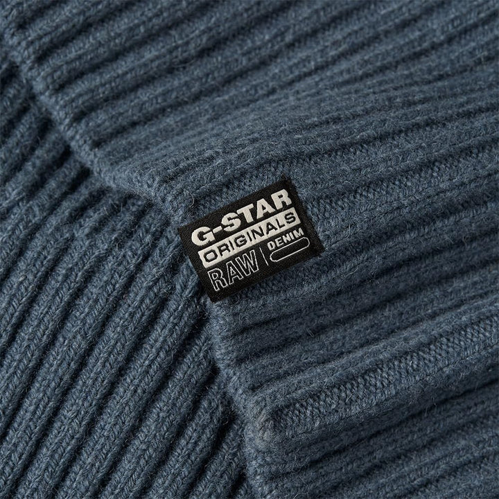 G-STAR Herren Essential Turtle Knitted Pullover Knits, Grau (Axis D23732-d447-5781)