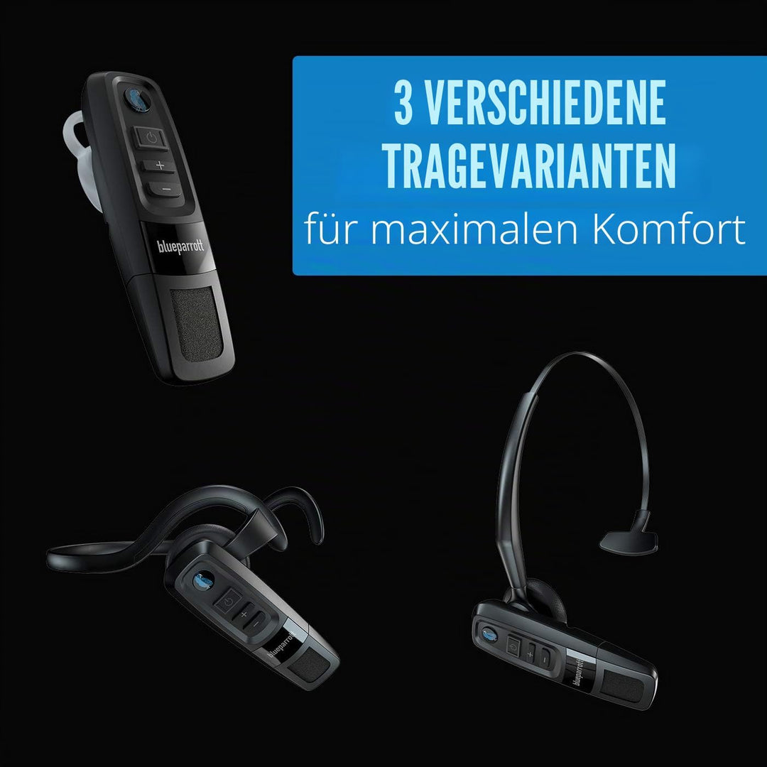 BlueParrott C300-XT Bluetooth Headset mit Geräuschunterdrückung – Freisprecheinrichtung, Kabelloses