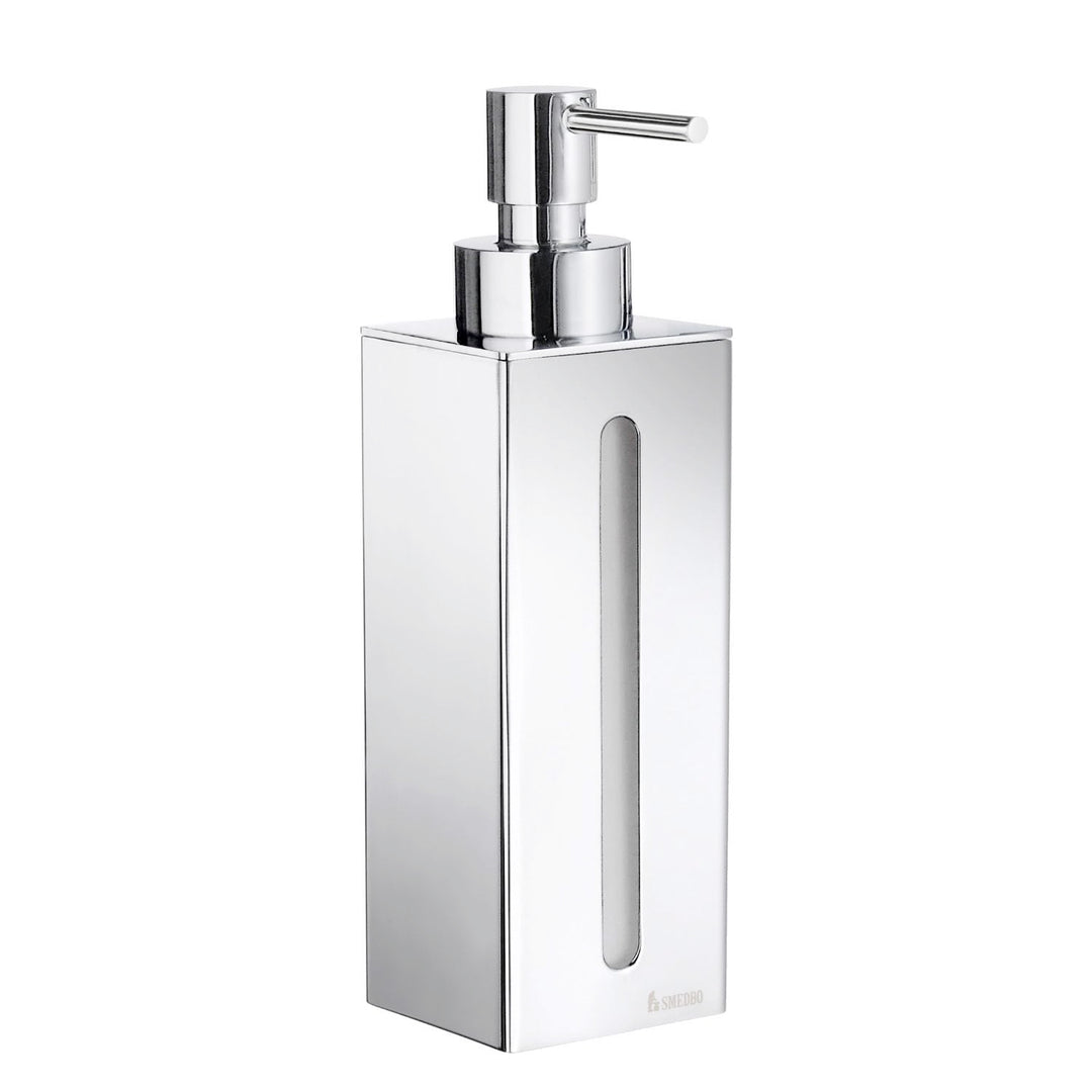 Smedbo Outline Seife und Lotion Spender, Silber