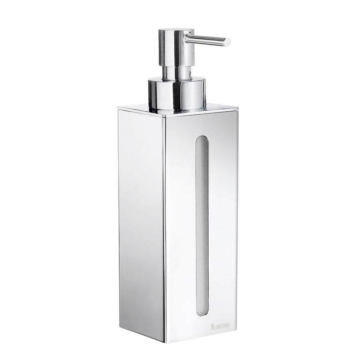 Smedbo Outline Seife und Lotion Spender, Silber