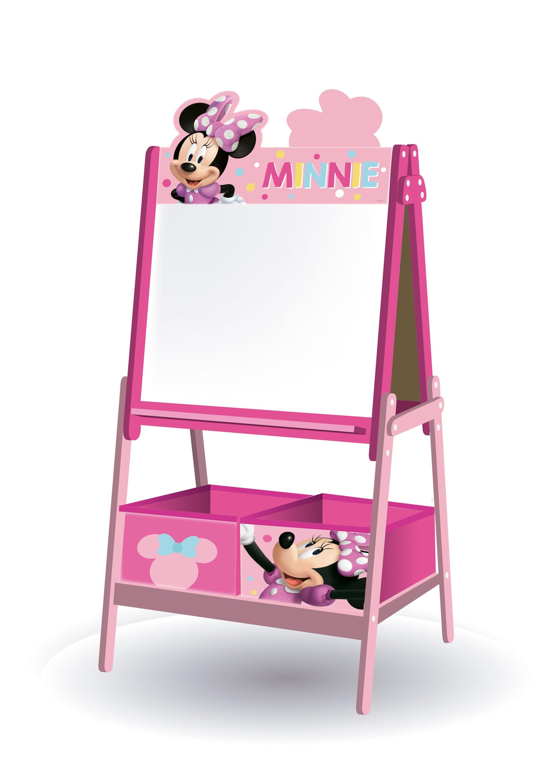ARDITEX – Kindertafel von Disney Minnie Mouse mit doppelseitiger Oberfläche für Kreide und Filzstift
