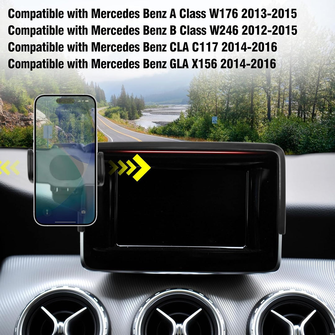TTCR-II Kompatibel mit Handyhalterung Mercedes Benz A-Klasse W176 2013-2015/B-Klasse W246 2012-2015,