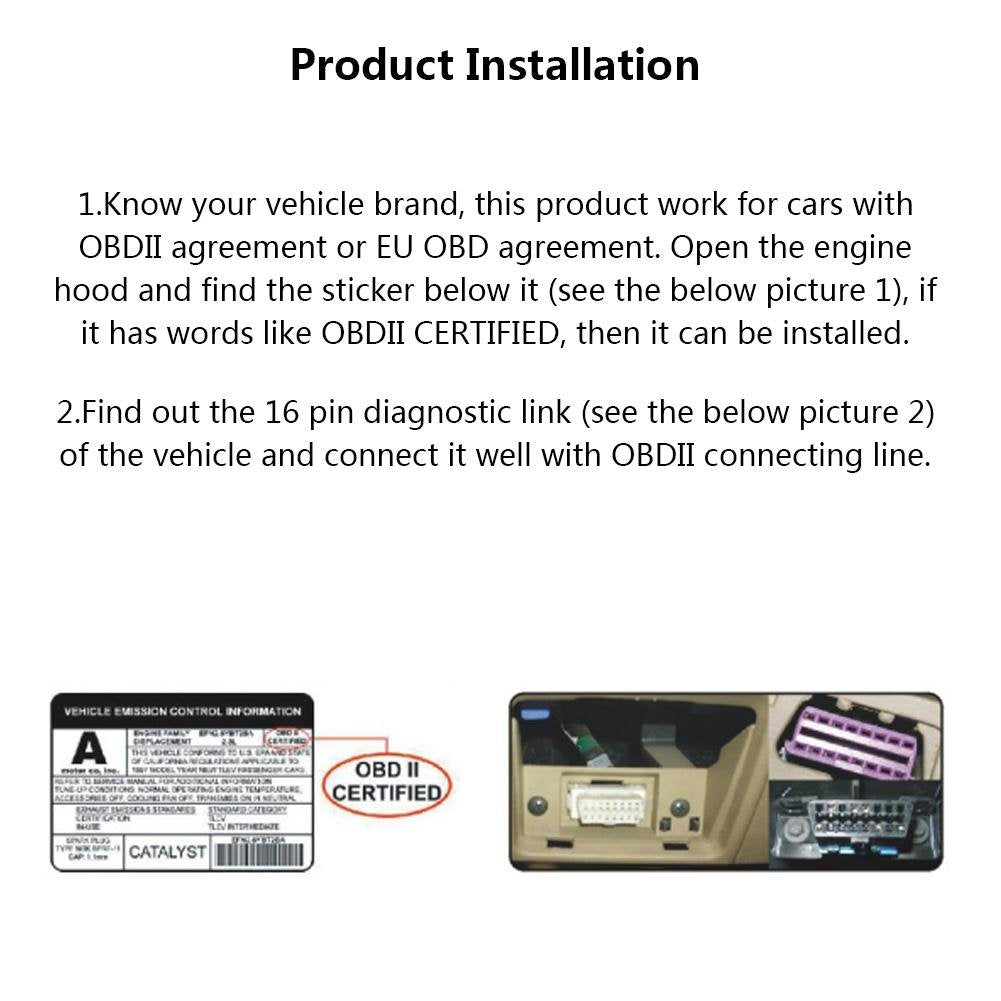 KSTE P10 Universal Car HUD Head Up Display-OBD2 Geschwindigkeitswarnung RPM Kraftstoffverbrauch Proj