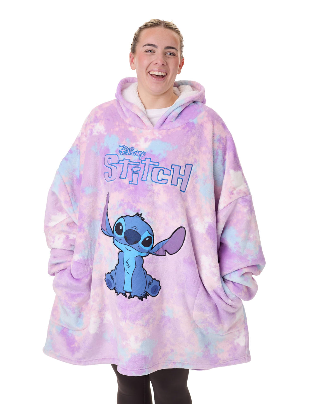 Disney Lilo & Stitch Optionen für tragbare Decken-Hoodies für Damen von Stitch, Einheitsgrö