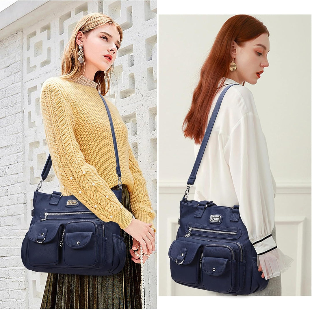 KL928 Handtasche Damen Tasche Umhängetasche Schultertasche Damentaschen gross für Damen Frauentasche