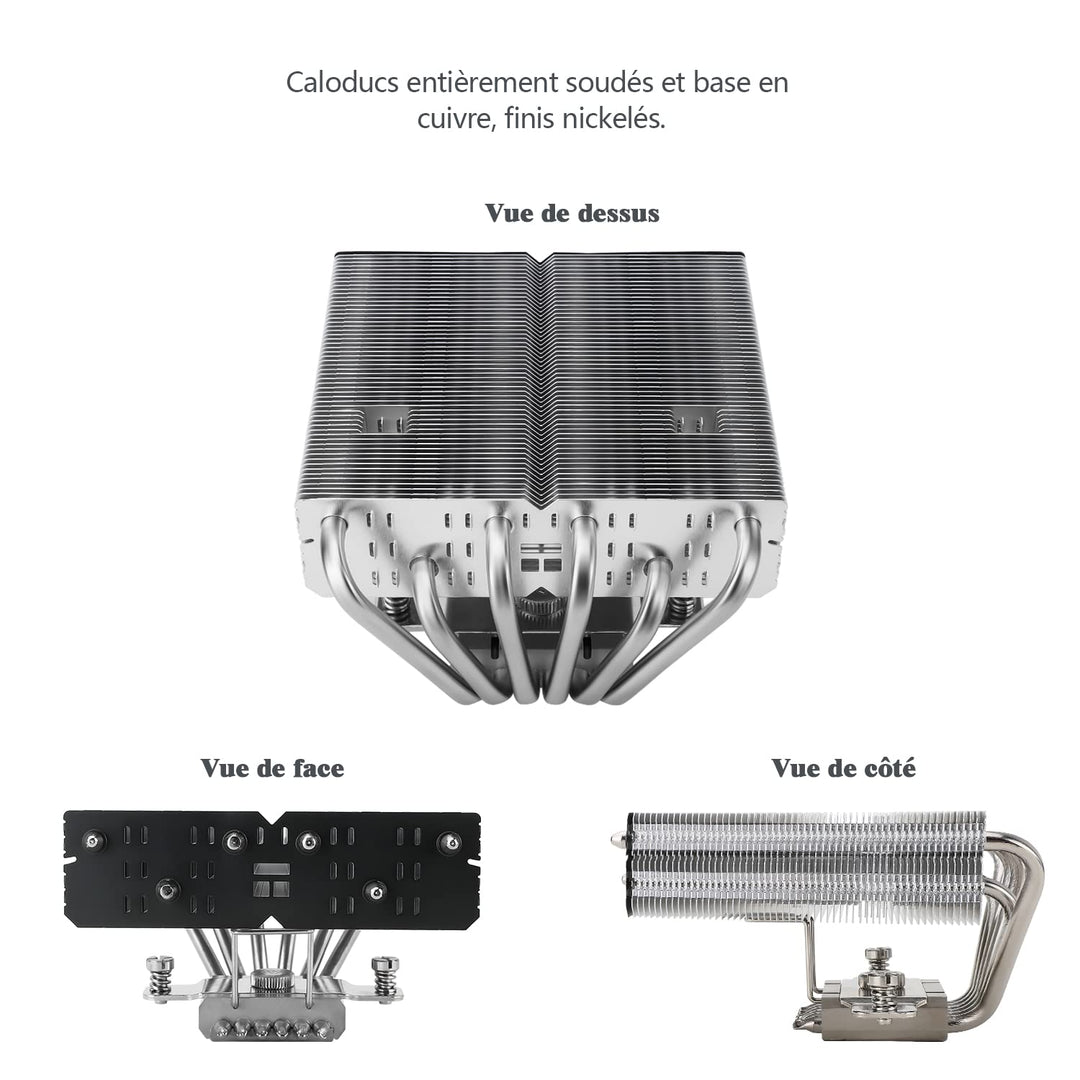 Thermalright SI-100 CPU Luftkühler, 6×6mm Heatpipes, TL-E12 PWM Quiet Fan CPU Kühler mit S-FDB V2.0