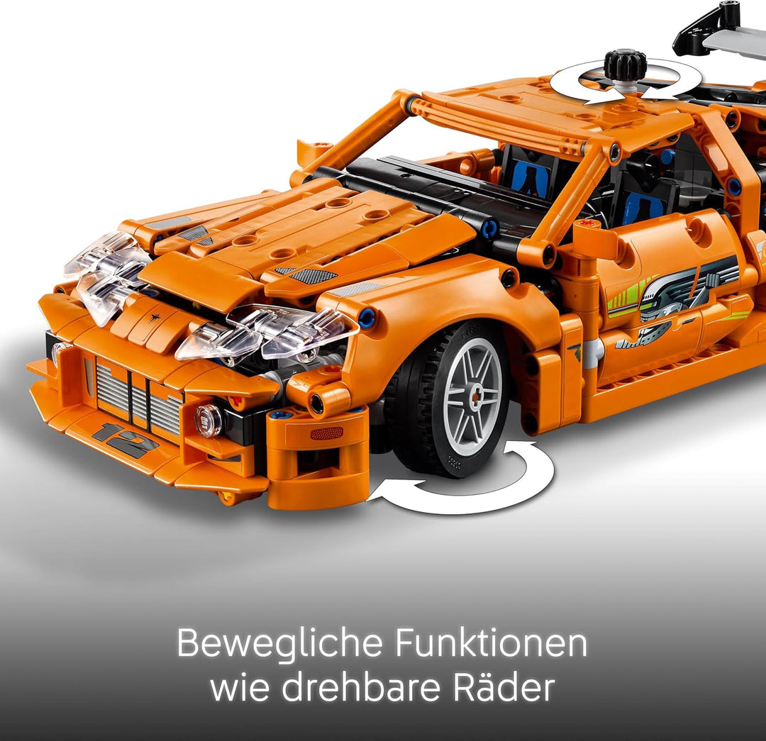 LEGO Technic Fast and Furious Toyota Supra MK4 - Spielzeug Auto - Mit 6-Zylinder-Motor & aufklappbar