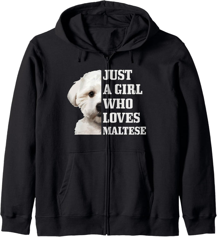 Malteser Hund Kapuzenjacke