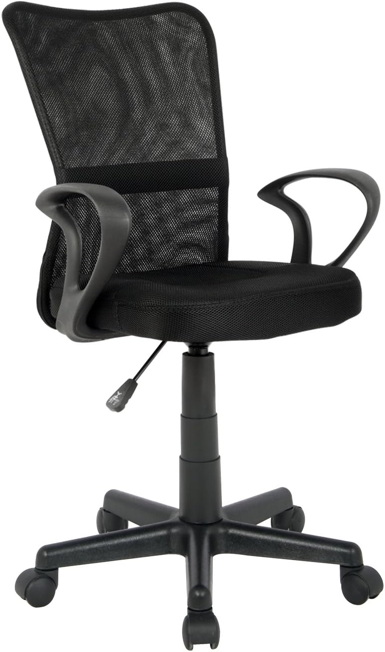 SixBros. Bürostuhl,Schreibtischstuhl, Drehstuhl für’s Büro oder Kinderzimmer, stufenlos höhenverstel