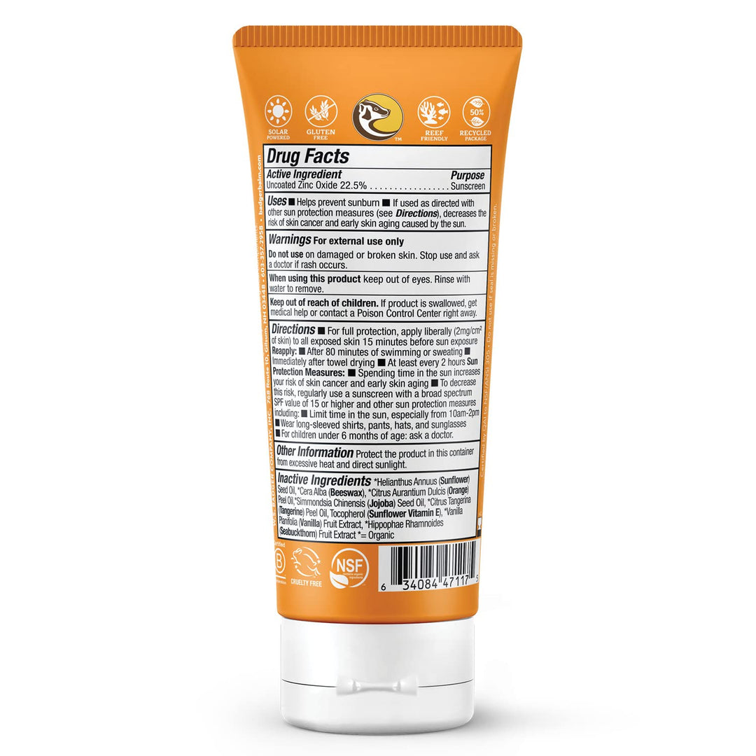 Badger Clear Zinc Kinder Sonnencreme SPF40 87ml