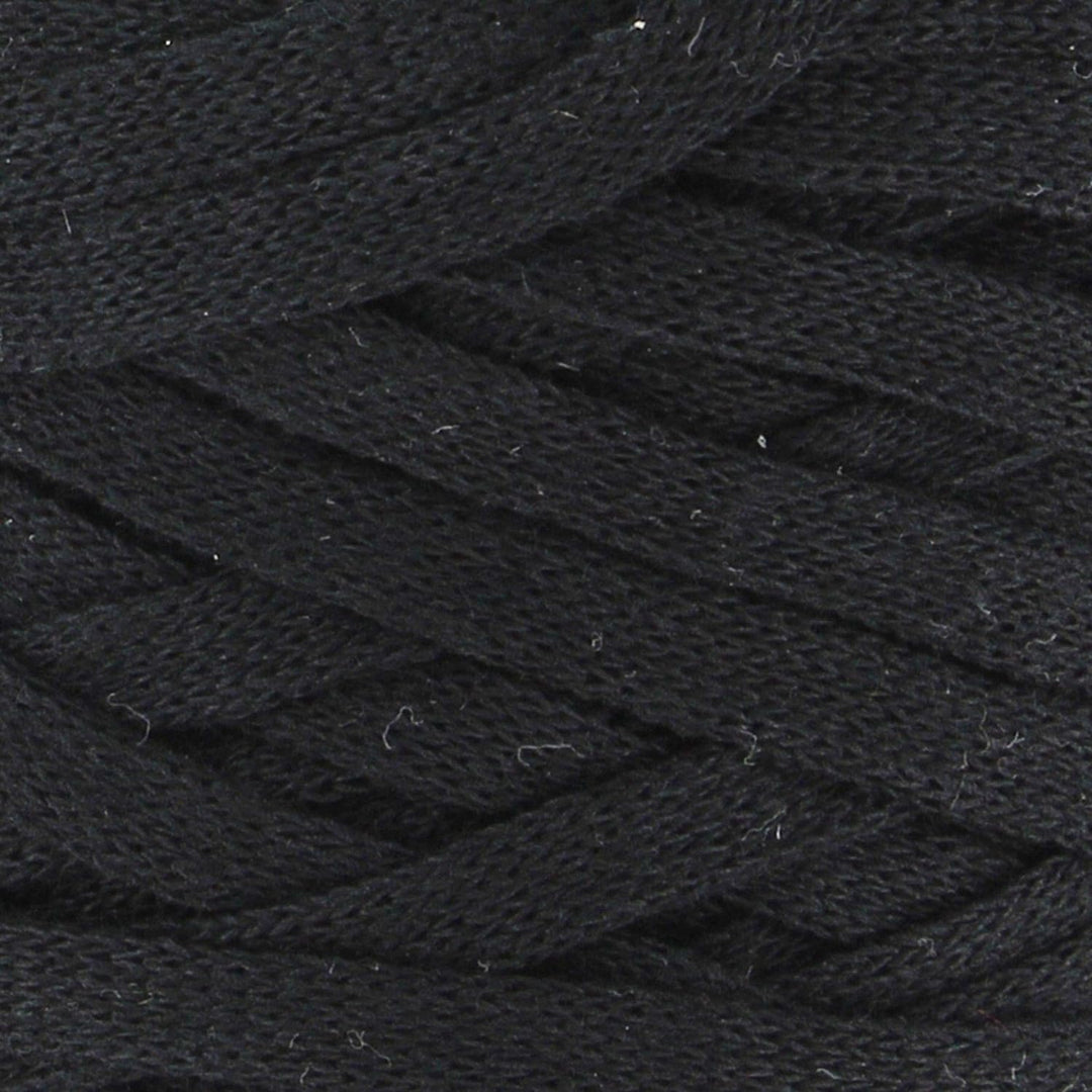 Hoooked Ribbon XL Bändchengarn Sparset aus 4 Rollen Wahl (Black Night), Black Night
