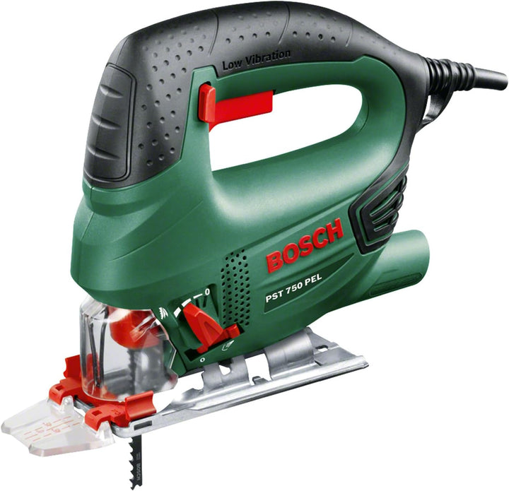 Bosch Home and Garden Stichsäge, grün, 0.603.3A0.500 600 wattsW, 240 voltsV, 530 W, 75 mm profundida