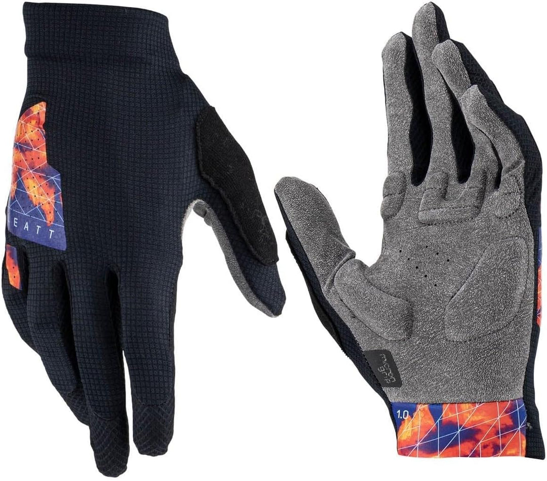 Leatt Men's MTB 1.0 Gloves (Padded Palm) S Lava, S Lava