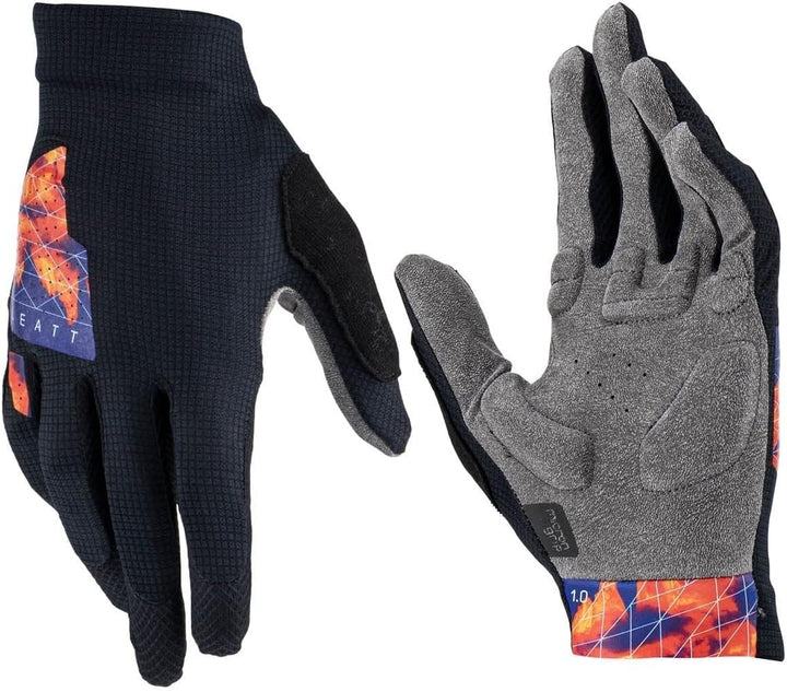 Leatt Men's MTB 1.0 Gloves (Padded Palm) S Lava, S Lava