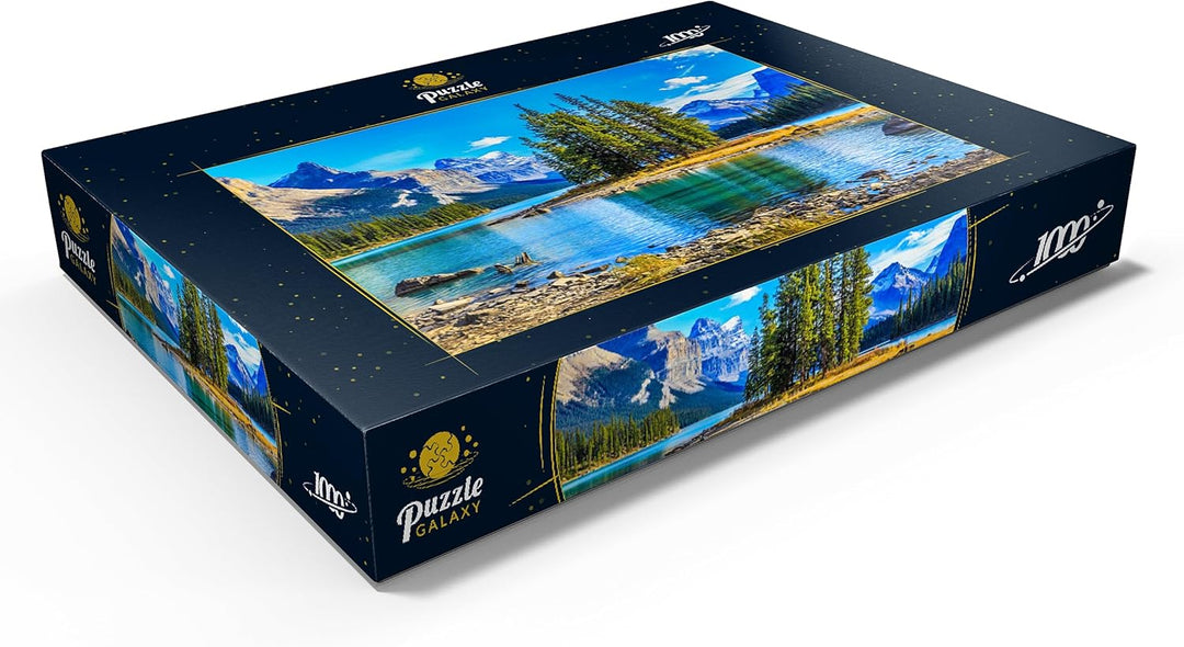 Spirit Island im Maligne Lake - Jasper National Park, Kanada - Premium 1000 Teile Puzzle - MyPuzzle
