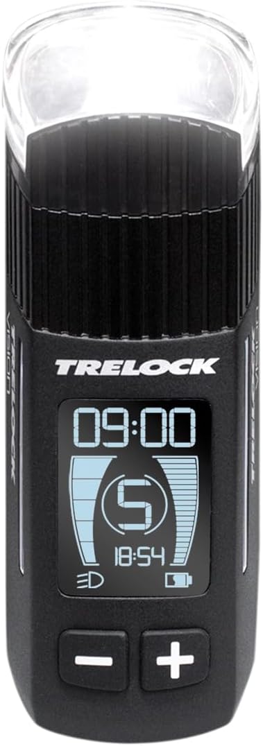 TRELOCK Fahrradlicht Set, LS 760 I-GO VISION 100 LUX und LS740 VECT Rücklicht mit Bremslichtfunktion